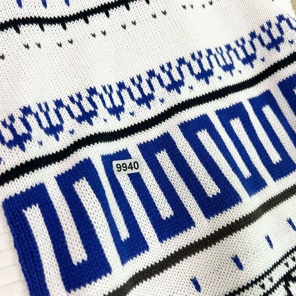 Nike Better World Sweater Vest Womens Medium White Knit Aztec Full-Zip Hooded - Picture 6 of 8